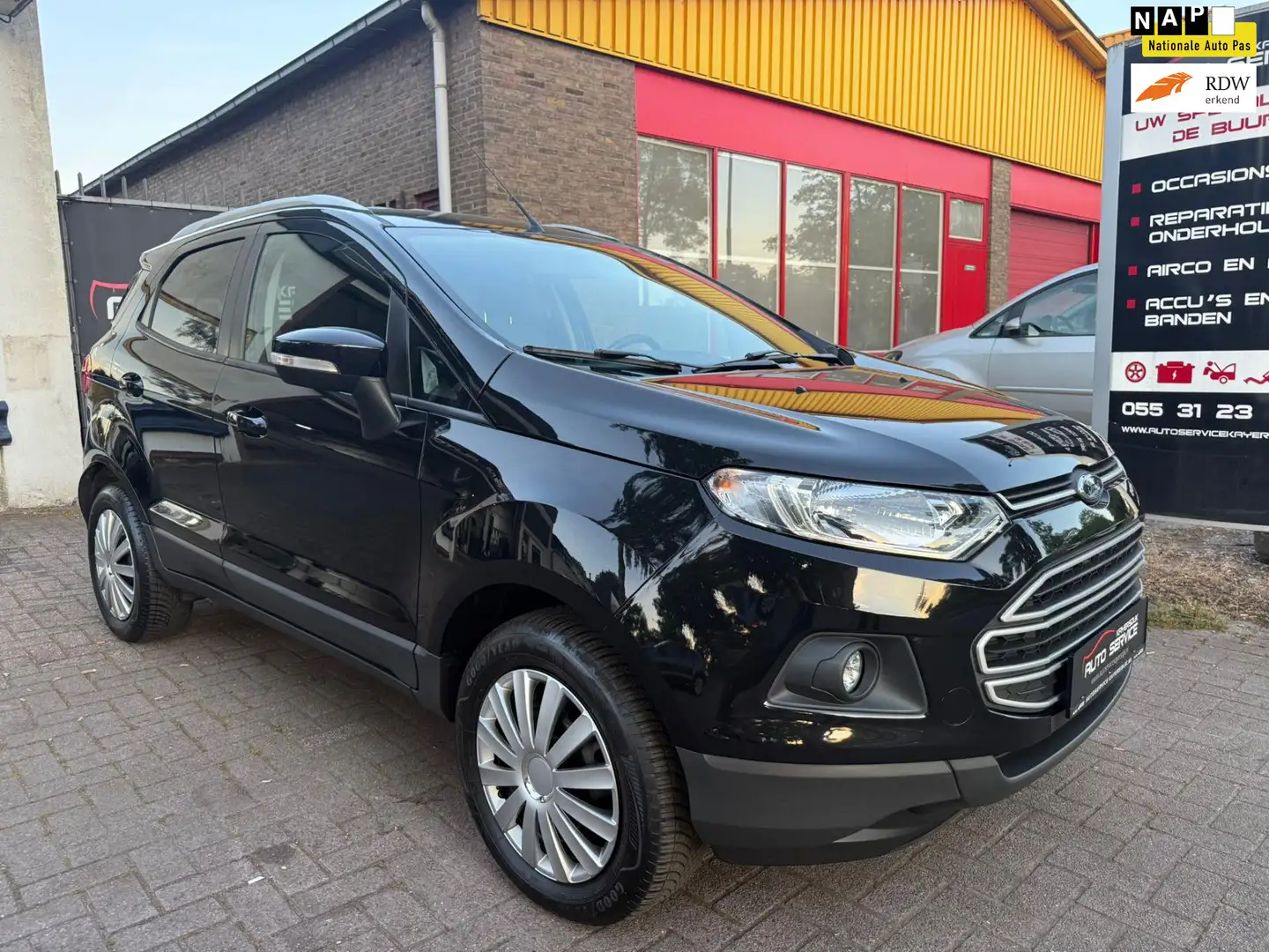 Ford EcoSport 1.0 EcoBoost Airco|Hoge instap|NAP|APK Noir - 1
