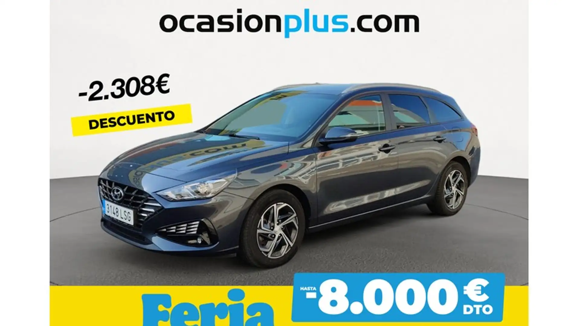 Hyundai i30 CW 1.0 TGDI Klass 120 Gris - 1