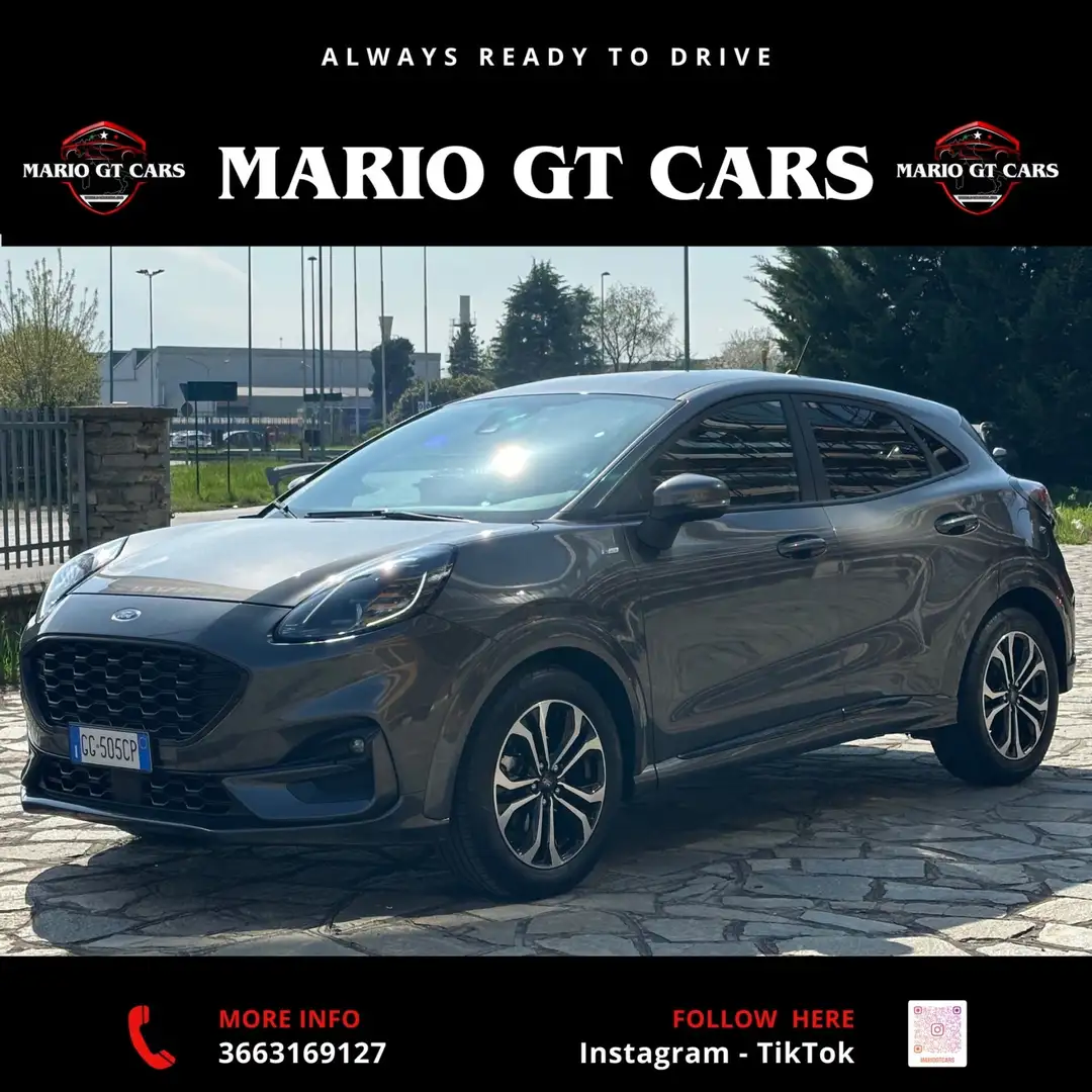 Ford Puma 1.0 EcoBoost Hybrid 125 CV S&S aut. ST-Line X Gris - 1