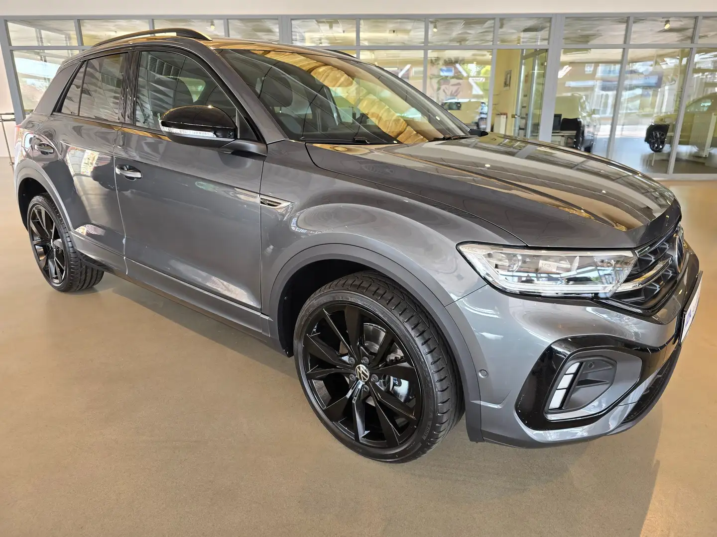 Volkswagen T-Roc T-Roc 1.5 TSI DSG R-Line Navi Black Style AHK Pano Gris - 1