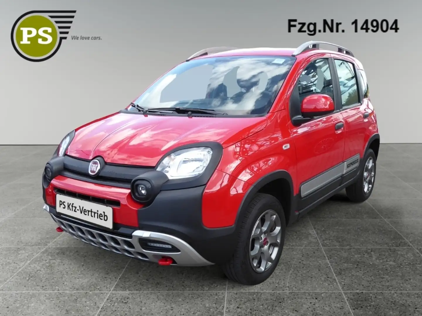 Fiat Panda Cross 4x4 Klima Rojo - 1