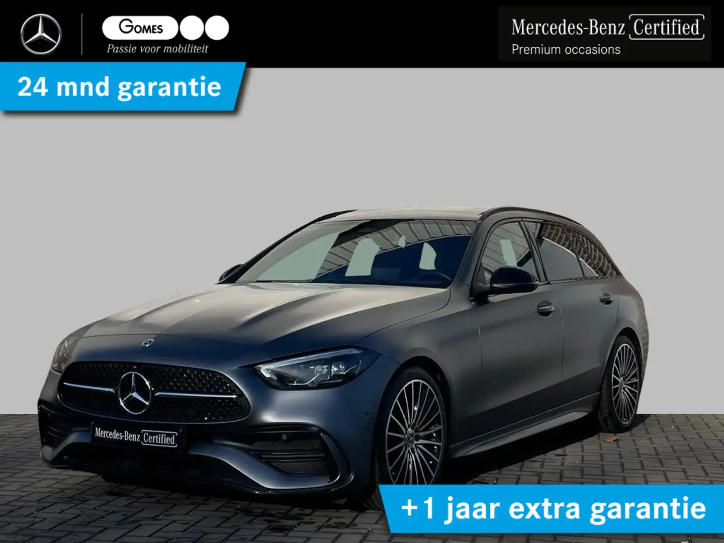 Mercedes-Benz C 180 Estate AMG | Nightpakket | Panoramadak | Stoelverw Grijs - 1