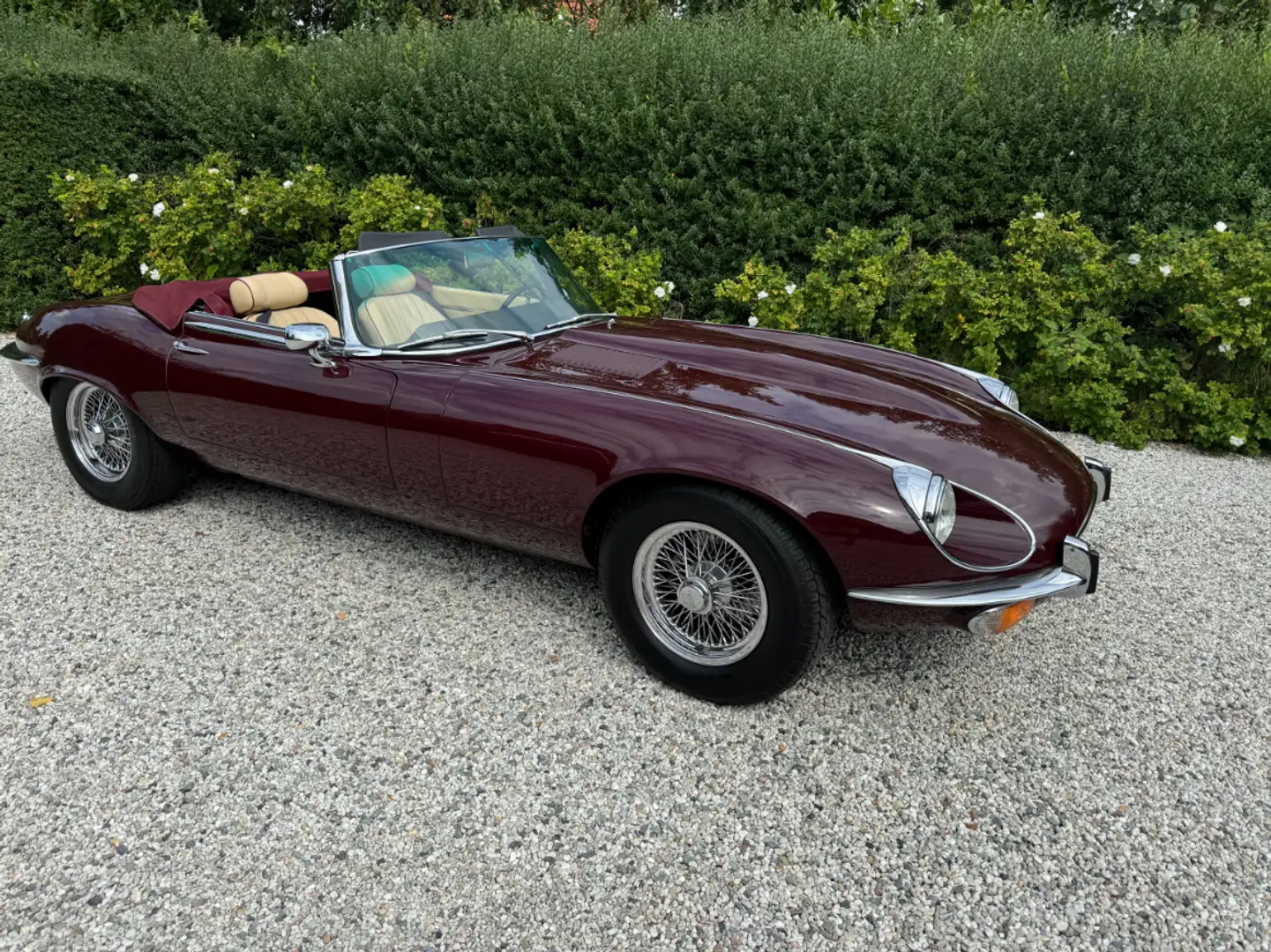 Jaguar E-Type 5.3 V12 | Cabrio | Gerestaureerd Červená - 1