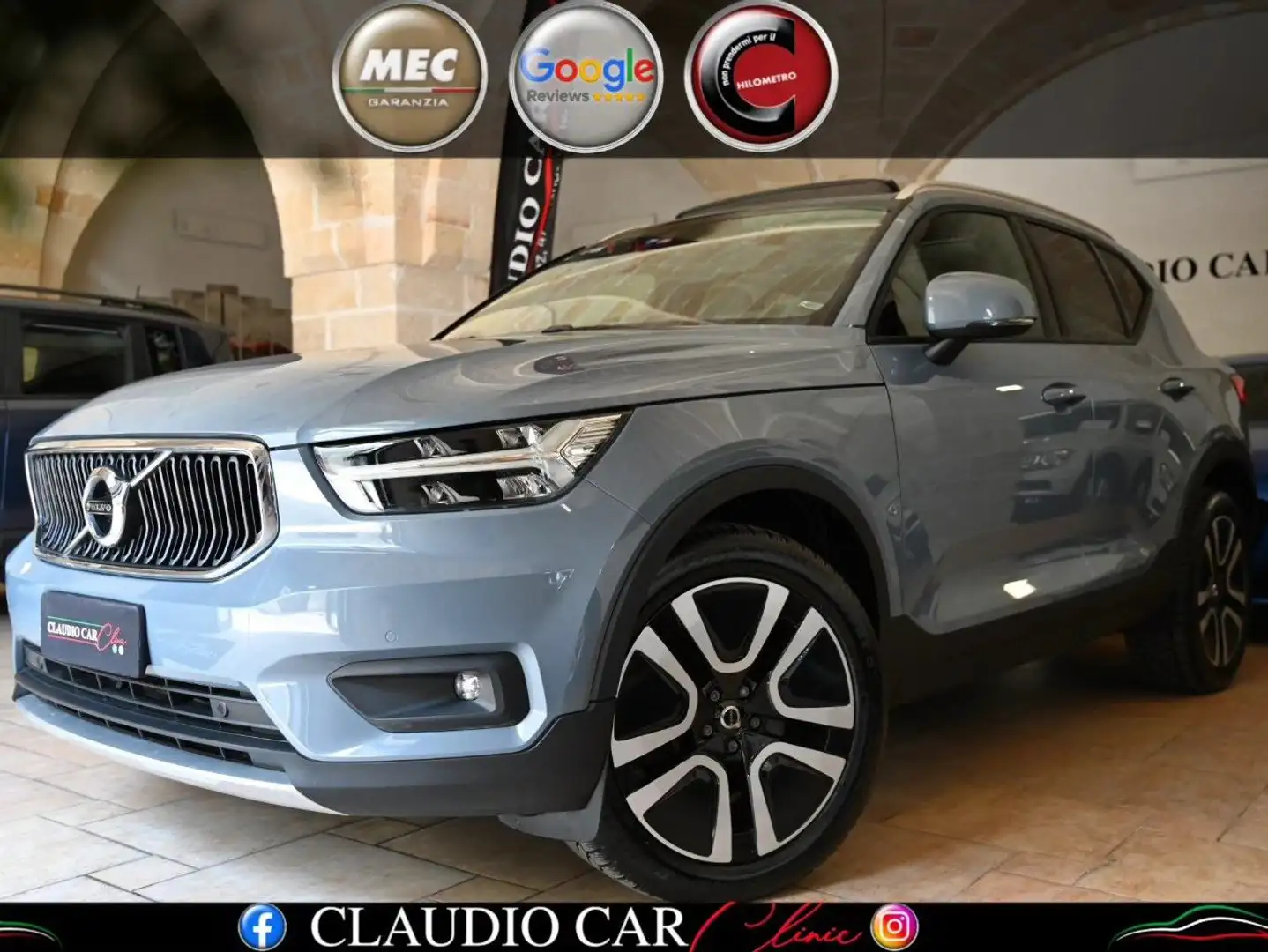 Volvo XC40 XC40 2.0 d4 awd geartronic my20 Grigio - 1