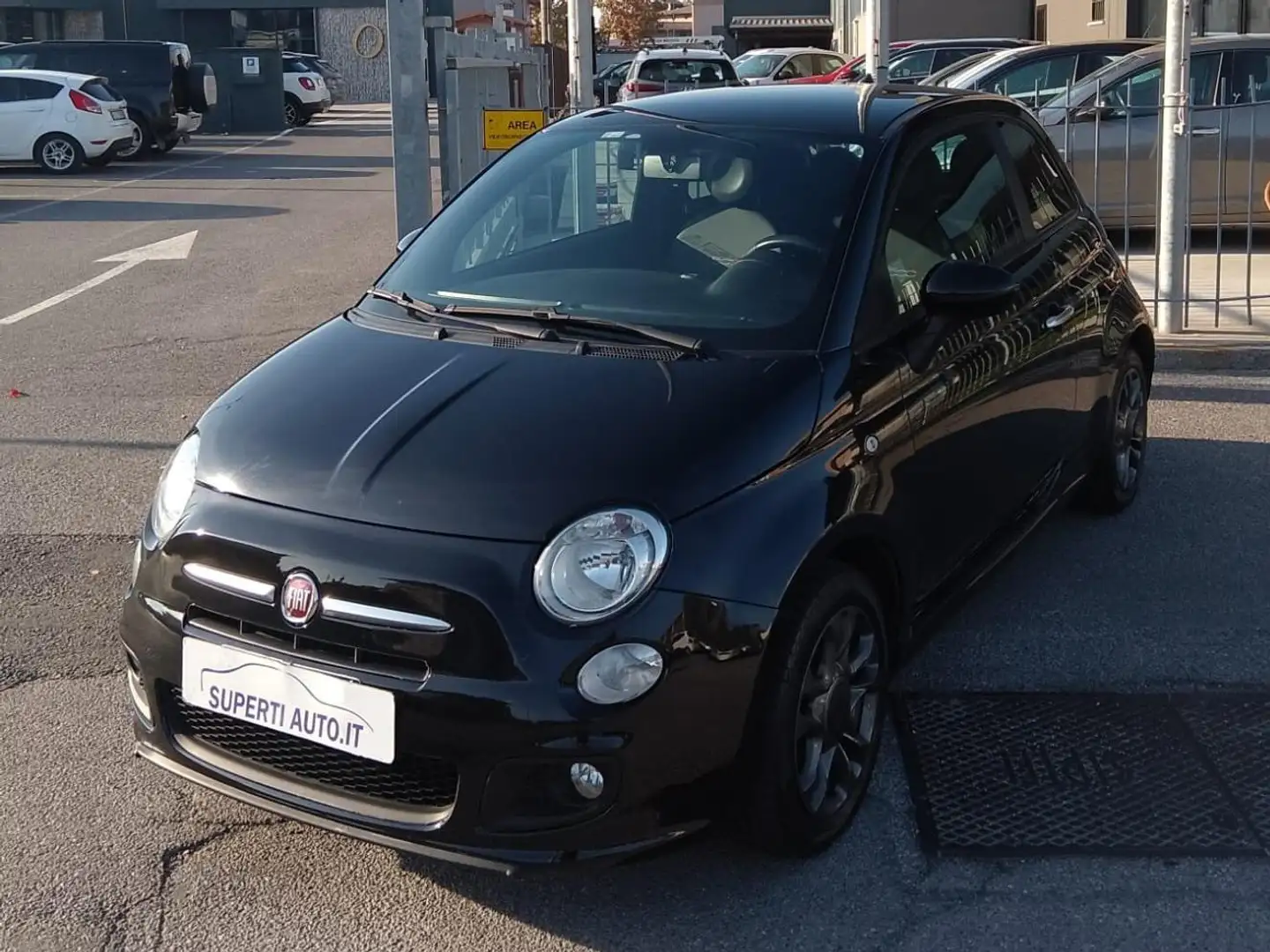 Fiat 500 500 1.2 S 69cv E6 neopatentati da vetrina Schwarz - 1