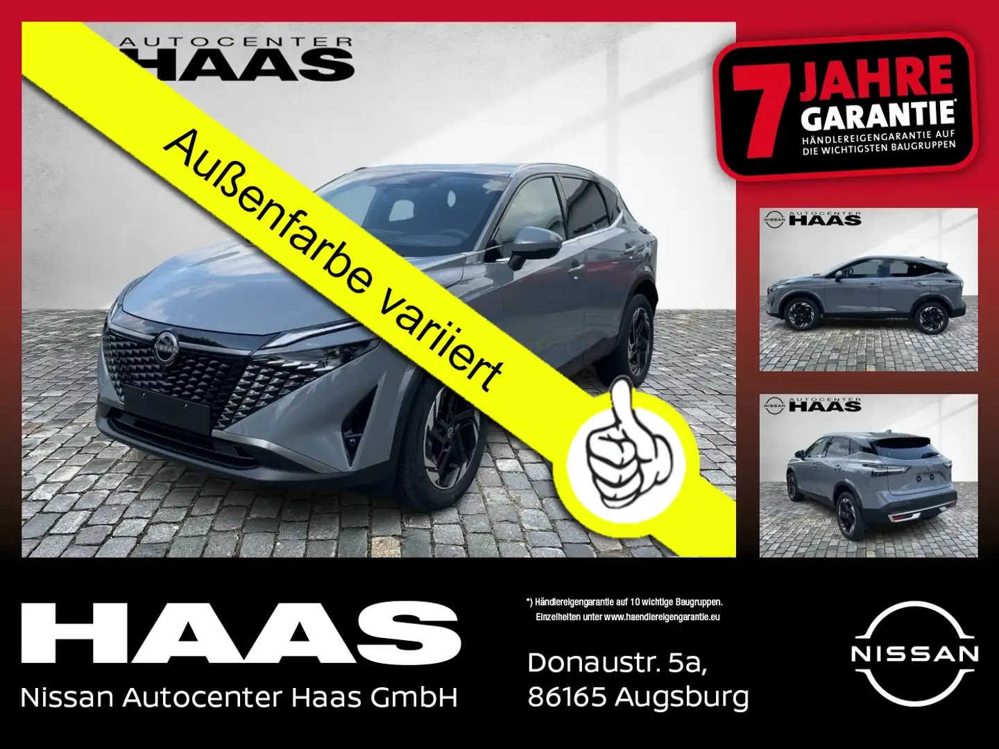 Nissan Qashqai 1.3 DIG-T MHEV N-Connecta ACC+LED+Navi Grijs - 1