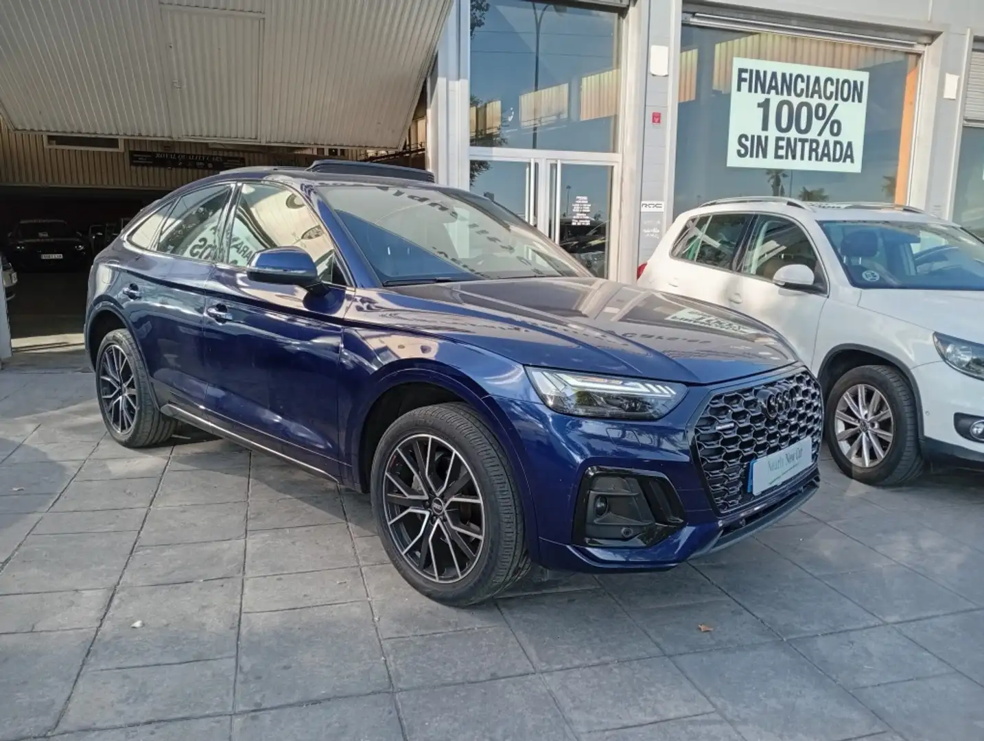 Audi Q5 40 TDI quattro-ultra S line S tronic 150kW Blauw - 1