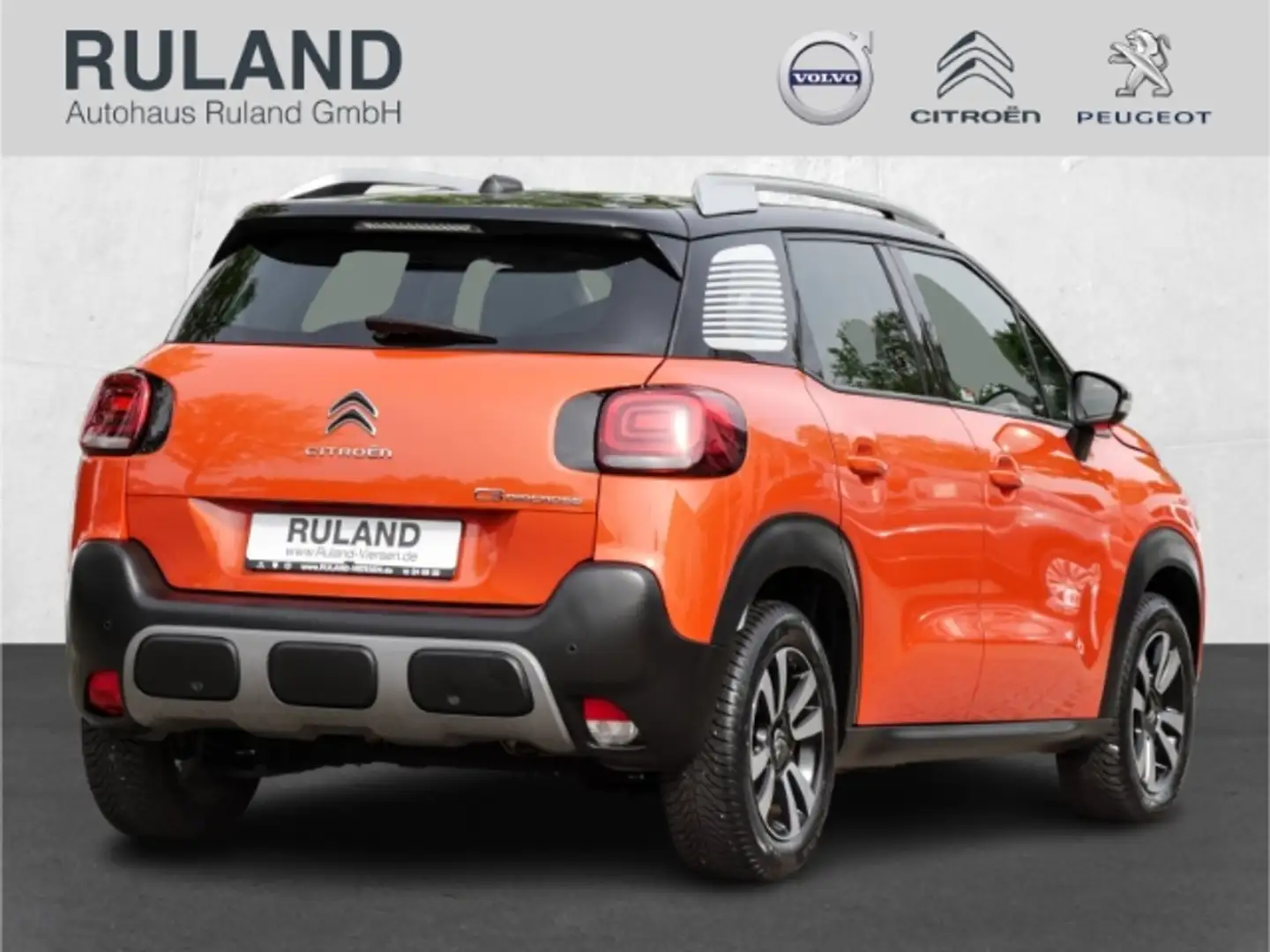 Citroen C3 Aircross Shine 1.2 PureTech 130 EU6d HUD Navi Dyn. Kurvenli Orange - 2