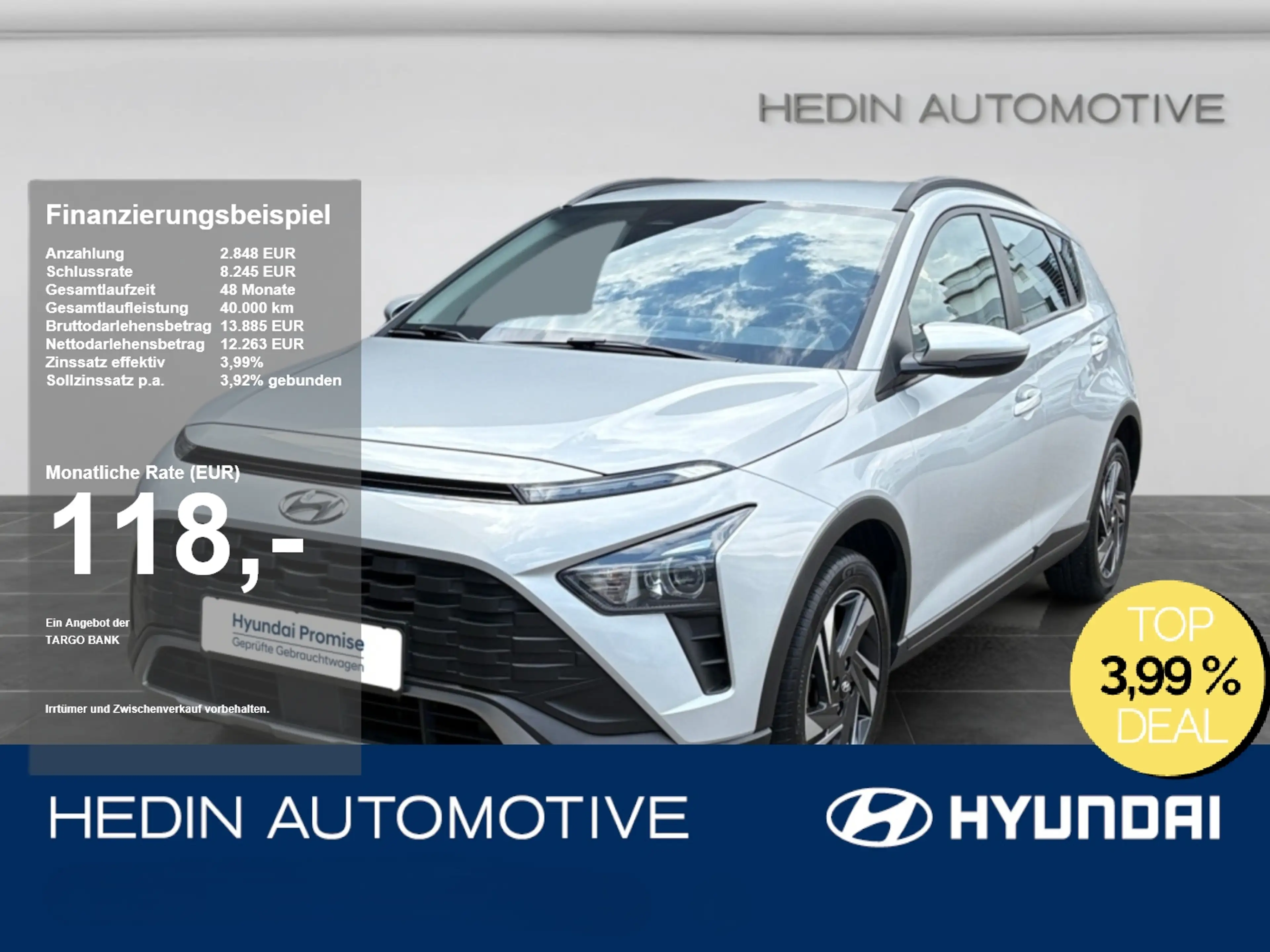 Hyundai BAYON 1.0 T-GDI Intro Edition LED|KAM|SHZ|LHZ