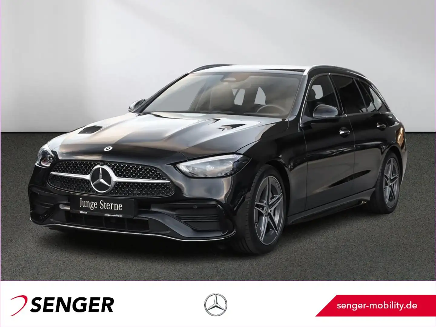 Mercedes-Benz C 180 T AMG Digital-Light Panorama 360°-Kamera Noir - 1