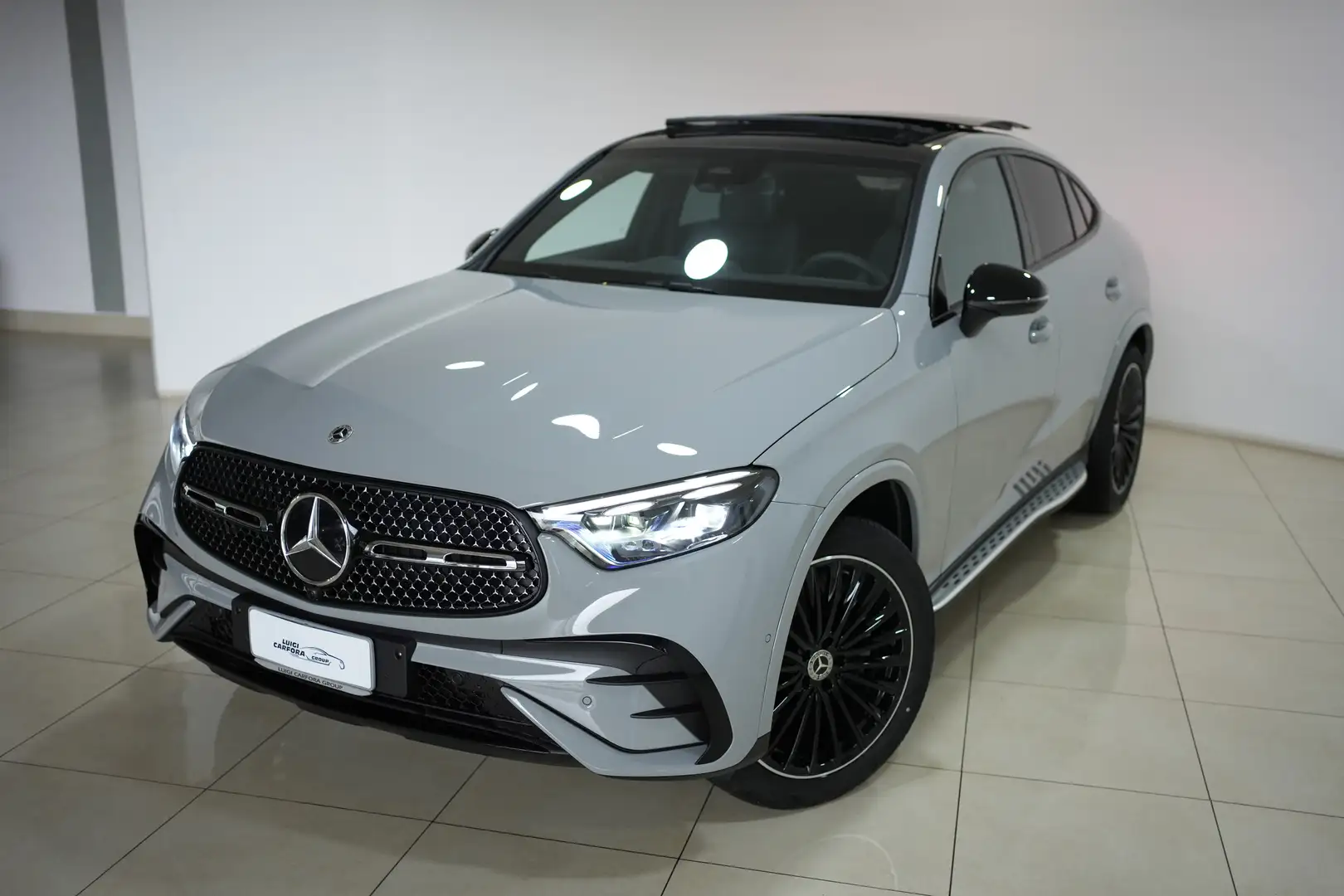 Mercedes-Benz GLC 220 D 4Matic Coupé AMG Tetto+R20+PackNight+pedane Grau - 1