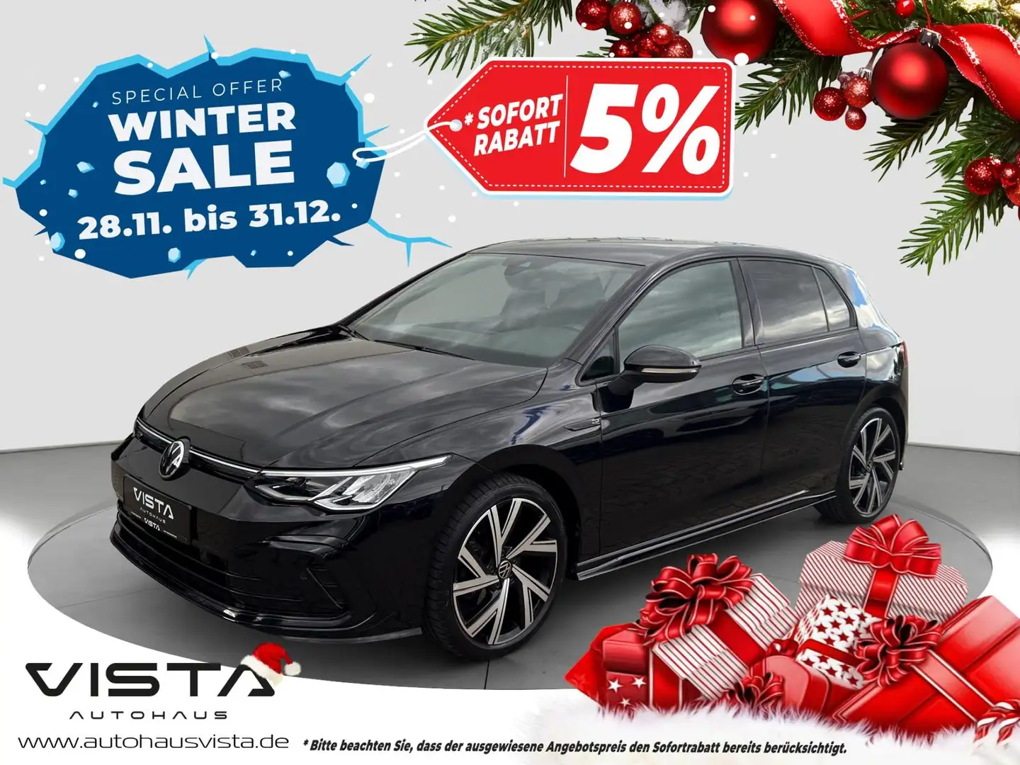 Volkswagen Golf R-Line 1.5 16V TSI*HARMAN*AMBIENTE*SHZ*APP Negro - 1