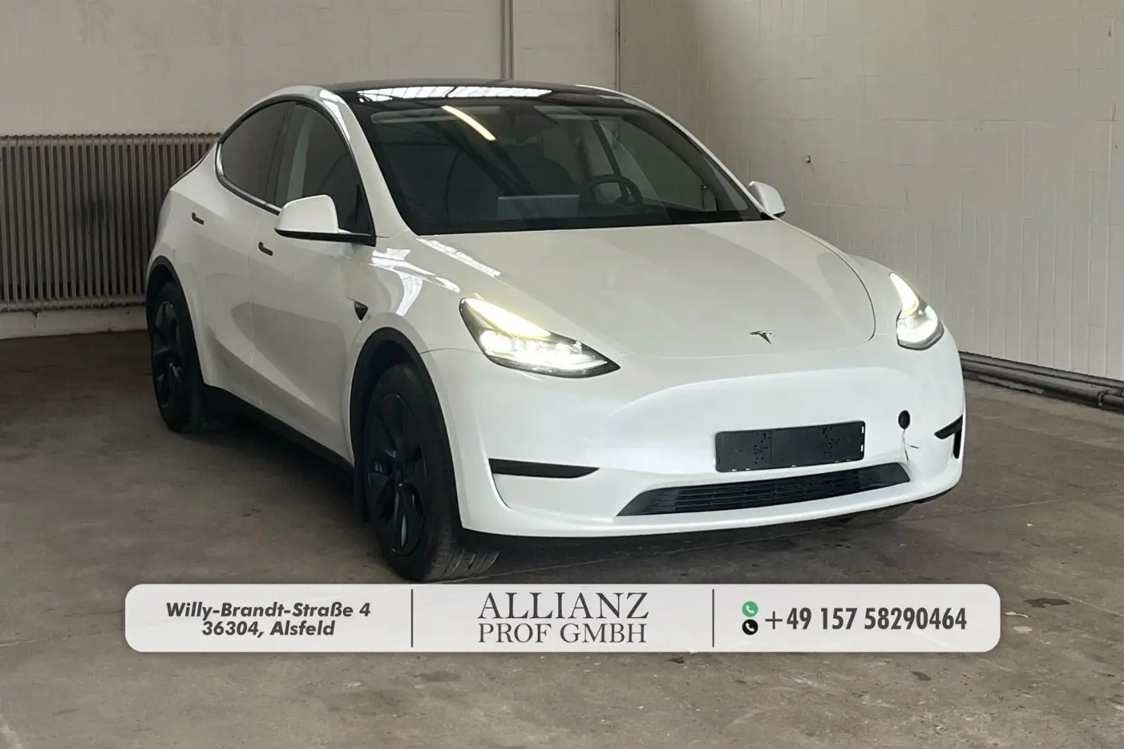 Tesla Model Y Long Range RWD ACC 360° 2-Zonen UNFALL Weiß - 1