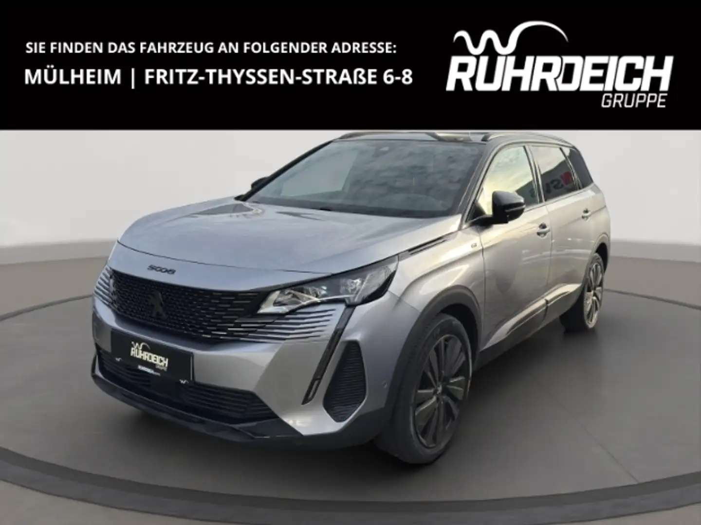 Peugeot 5008 GT 7-Sitzer El. Panodach Navi Digitales Cockpit LE Grau - 1