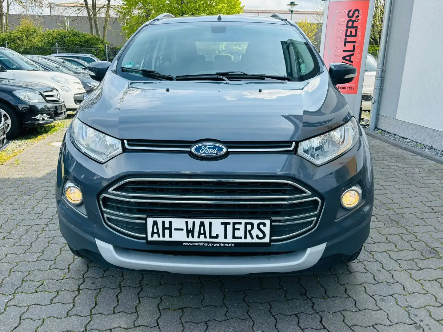 Ford EcoSport 1.0 Titanium-Teilleder-Klimaautom.-PDC Szary - 2