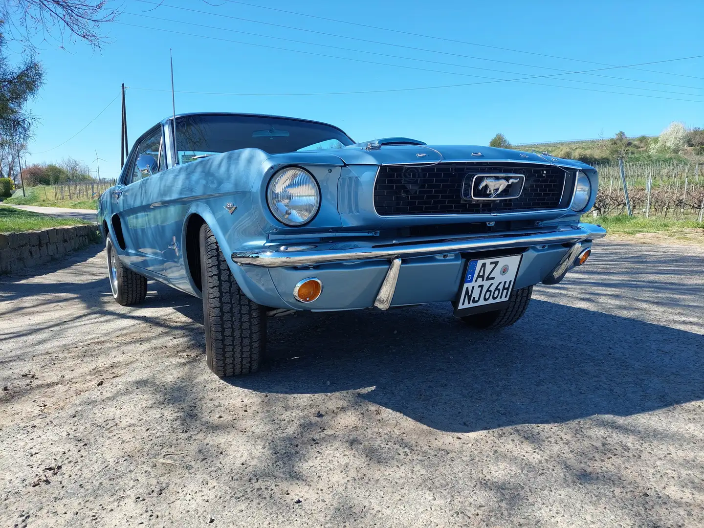 Ford Mustang Coupe Deluxe Blau - 2