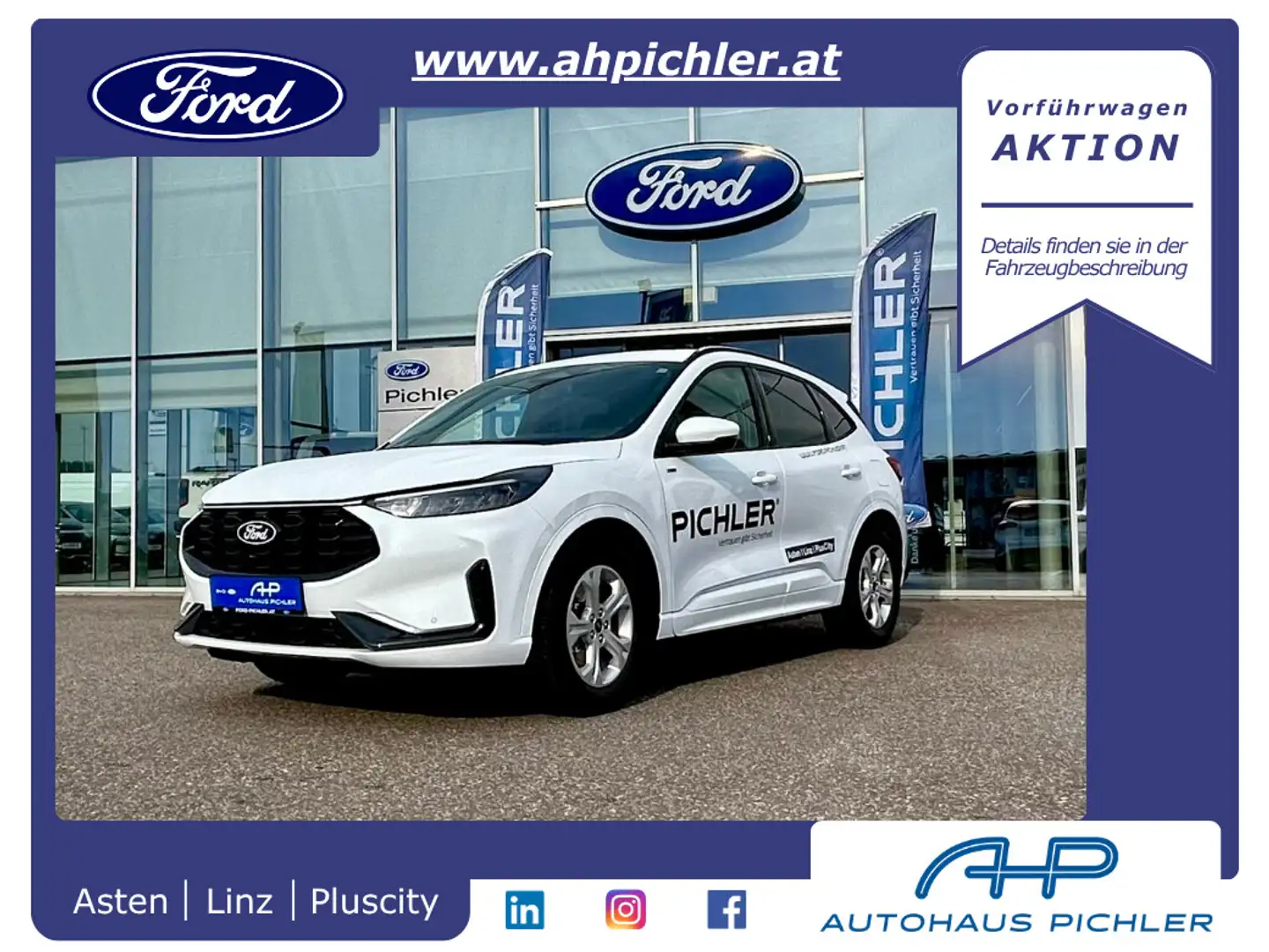 Ford Kuga ST-Line 1,5 Ecob. 150PS WOW AKTION Weiß - 1