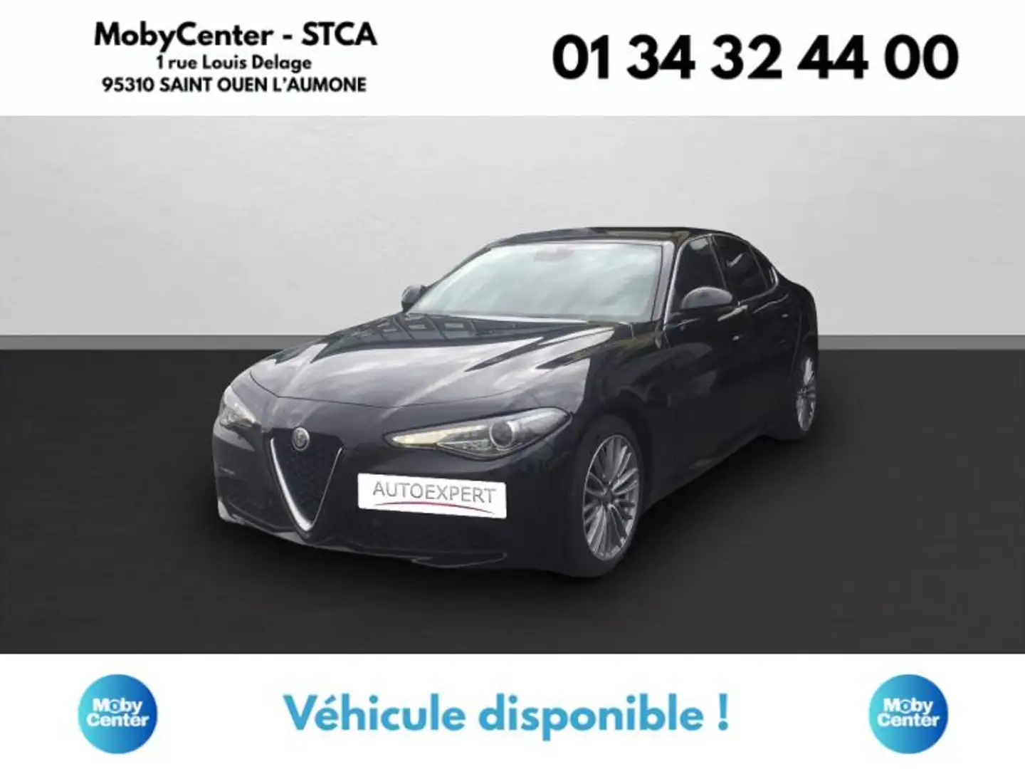 Alfa Romeo Giulia 2.2 JTD 160ch Ti AT8 MY20 Schwarz - 1
