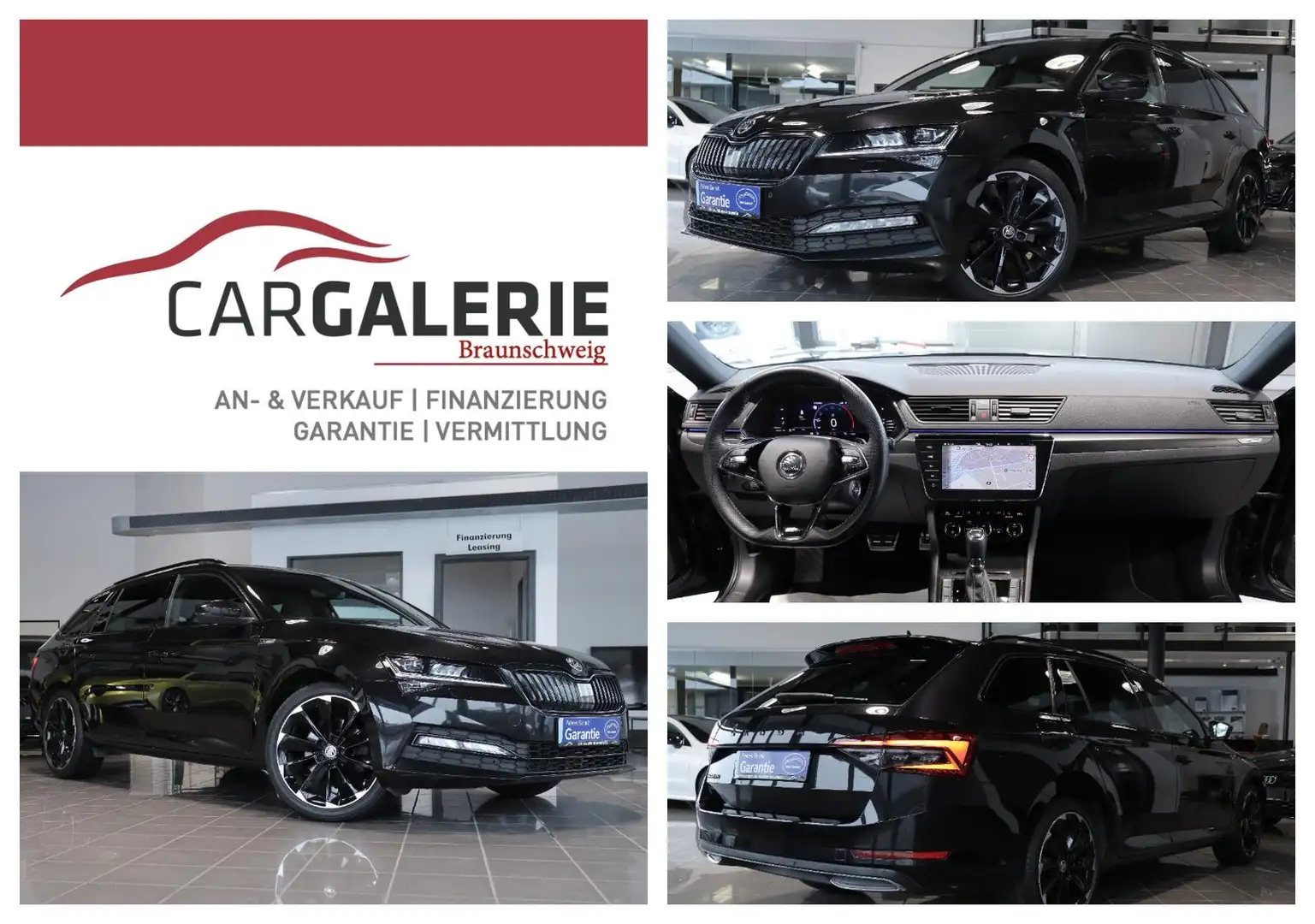 Skoda Superb 2.0 TDI Sportline Android Auto*Metallic Noir - 1