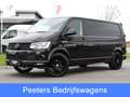 Volkswagen T6 Transporter 2.0 TDI L2H1 Black Edition Highline Adaptieve Crui Zwart - thumbnail 1