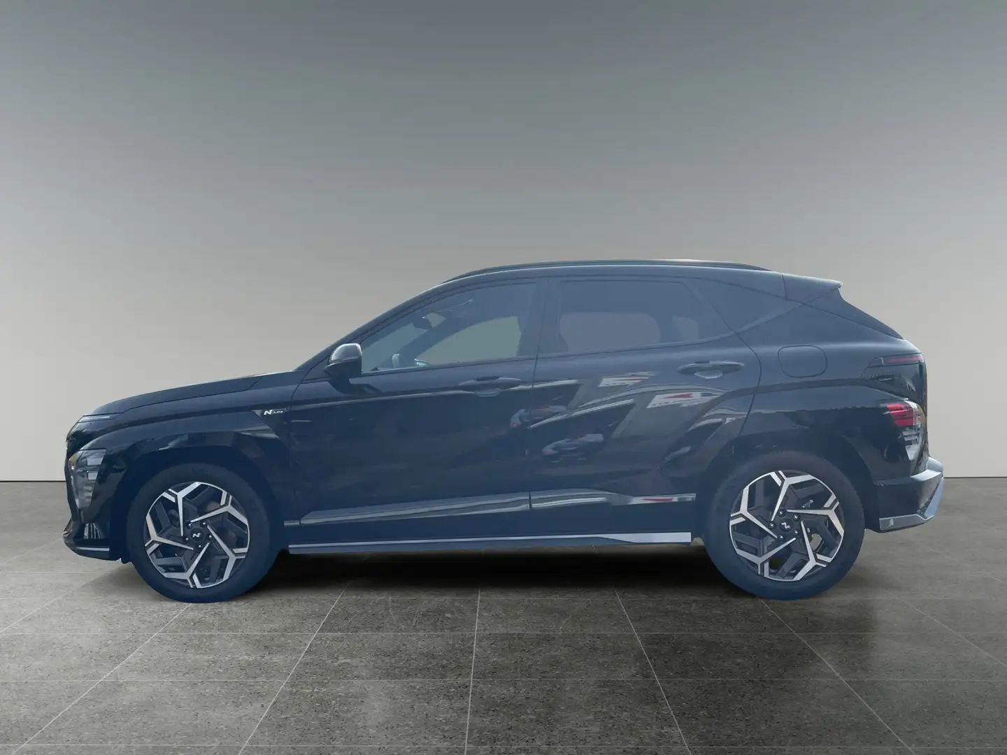 Hyundai KONA Kona 1,6 T-GDi 4WD N Line DCT Aut. 8-fach bereift Zwart - 2