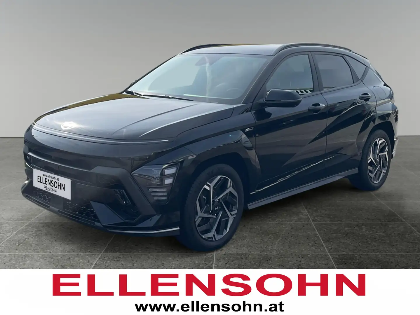 Hyundai KONA Kona 1,6 T-GDi 4WD N Line DCT Aut. 8-fach bereift Zwart - 1
