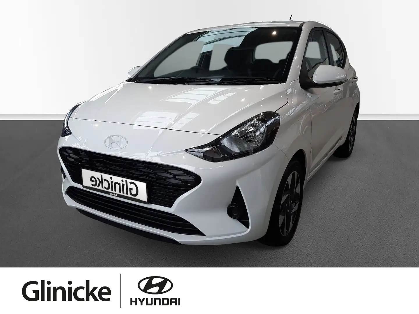 Hyundai i10 Trend*KomfP*Navi*RKam*Klima*SitzHeiz*LenkrHe Blanco - 1