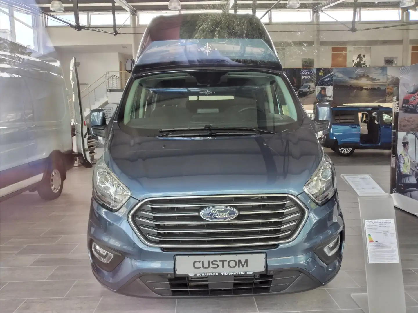 Ford Transit Custom Nugget Limited Hochdach 320 L1 Blau - 2