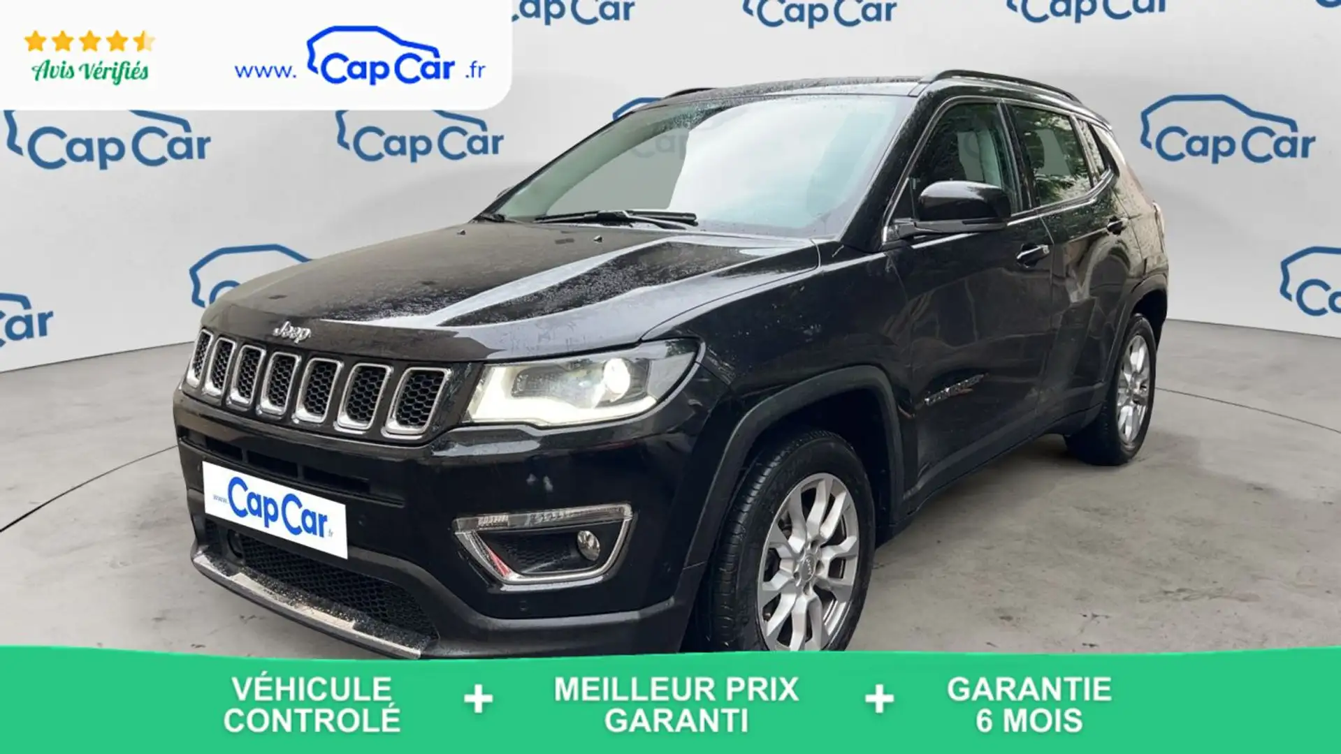 Jeep Compass 1.3 MultiAir 150 2WD DCT6 Limited Noir - 1