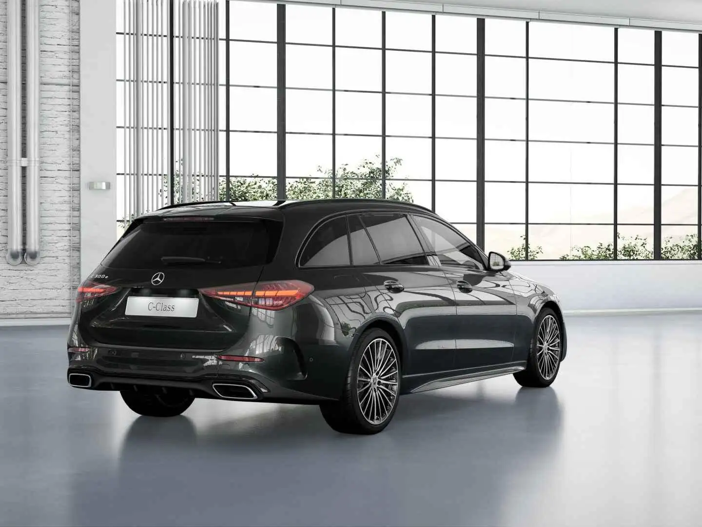 Mercedes-Benz C 300 Estate e Business Solution AMG Grijs - 2