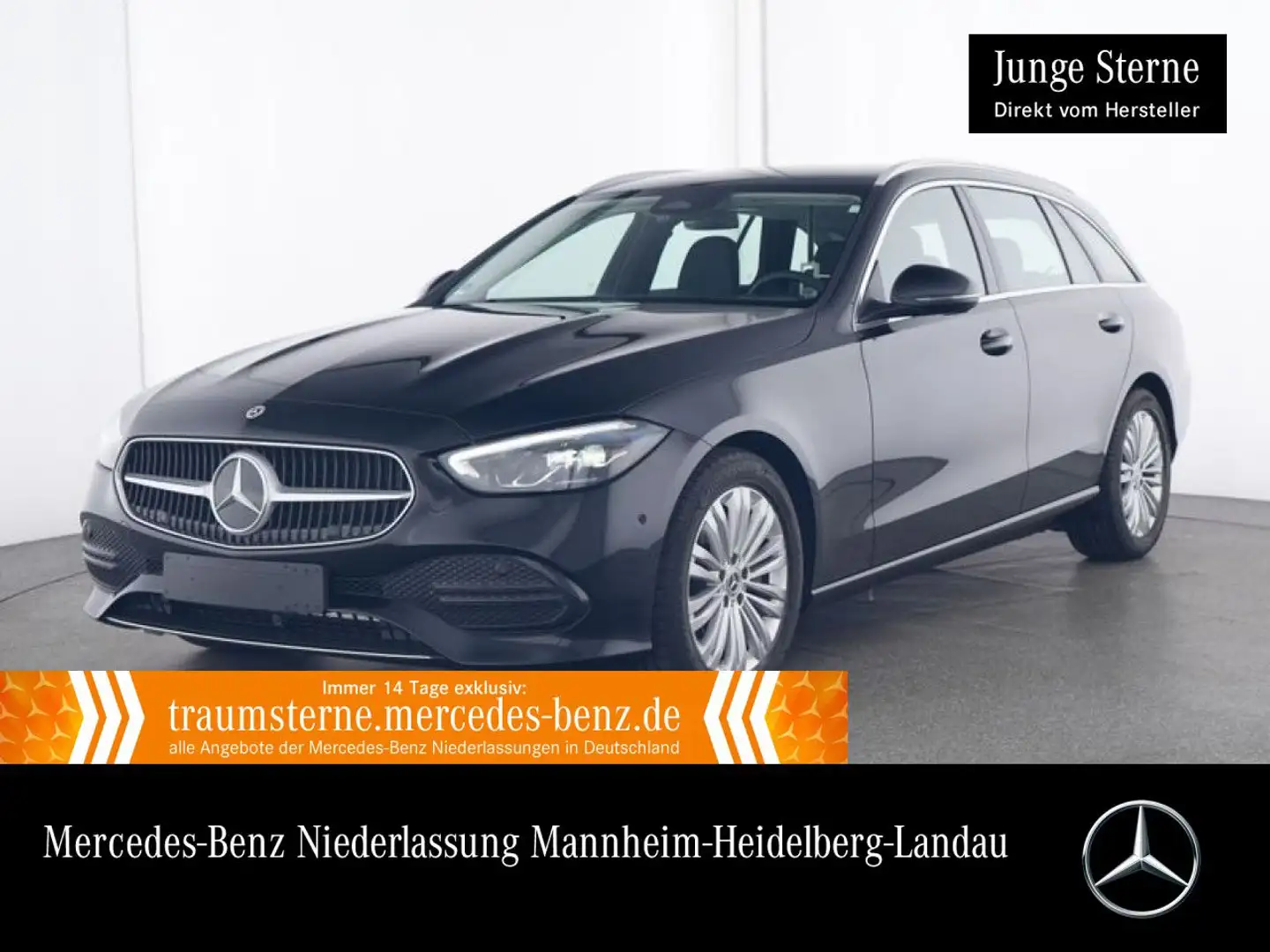 Mercedes-Benz C 220 d T AVANTG+LED+KAMERA+TOTW+KEYLESS+9G Schwarz - 1