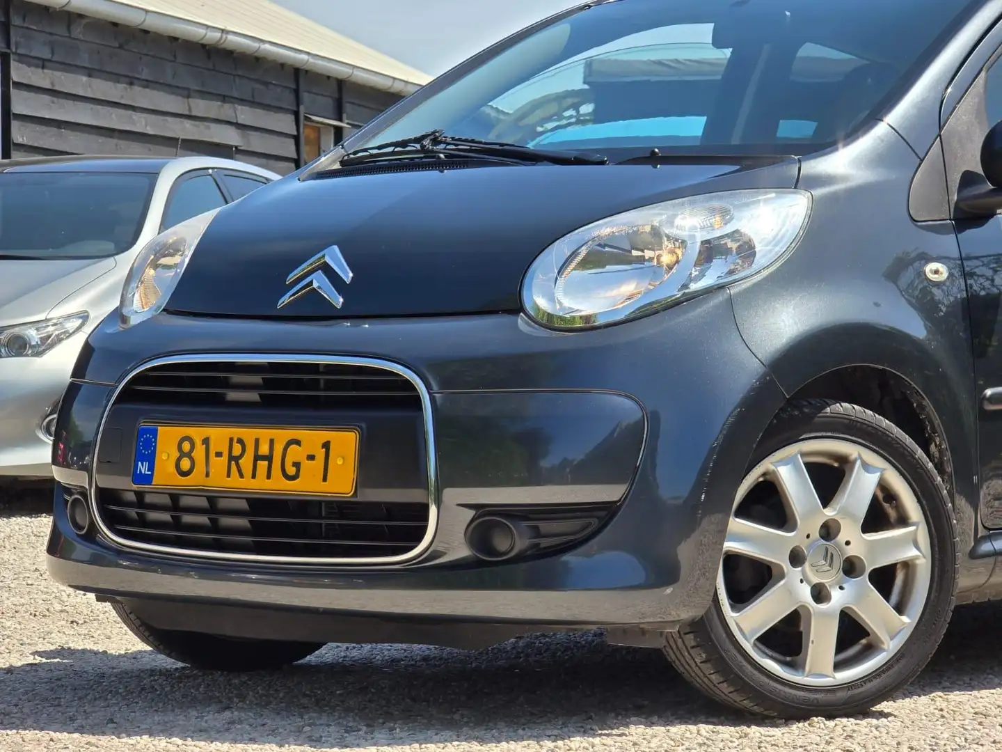 Citroen C1 1.0-12V Exclusive Airco/Lmv Gris - 2