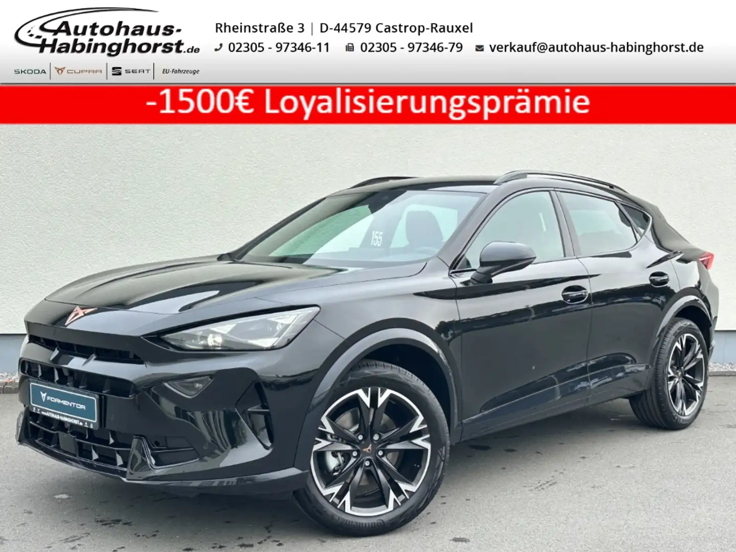 CUPRA Formentor 1.5 eTSI DSG 360 Navi Sennheiser Kessy DCC Matrix Schwarz - 1