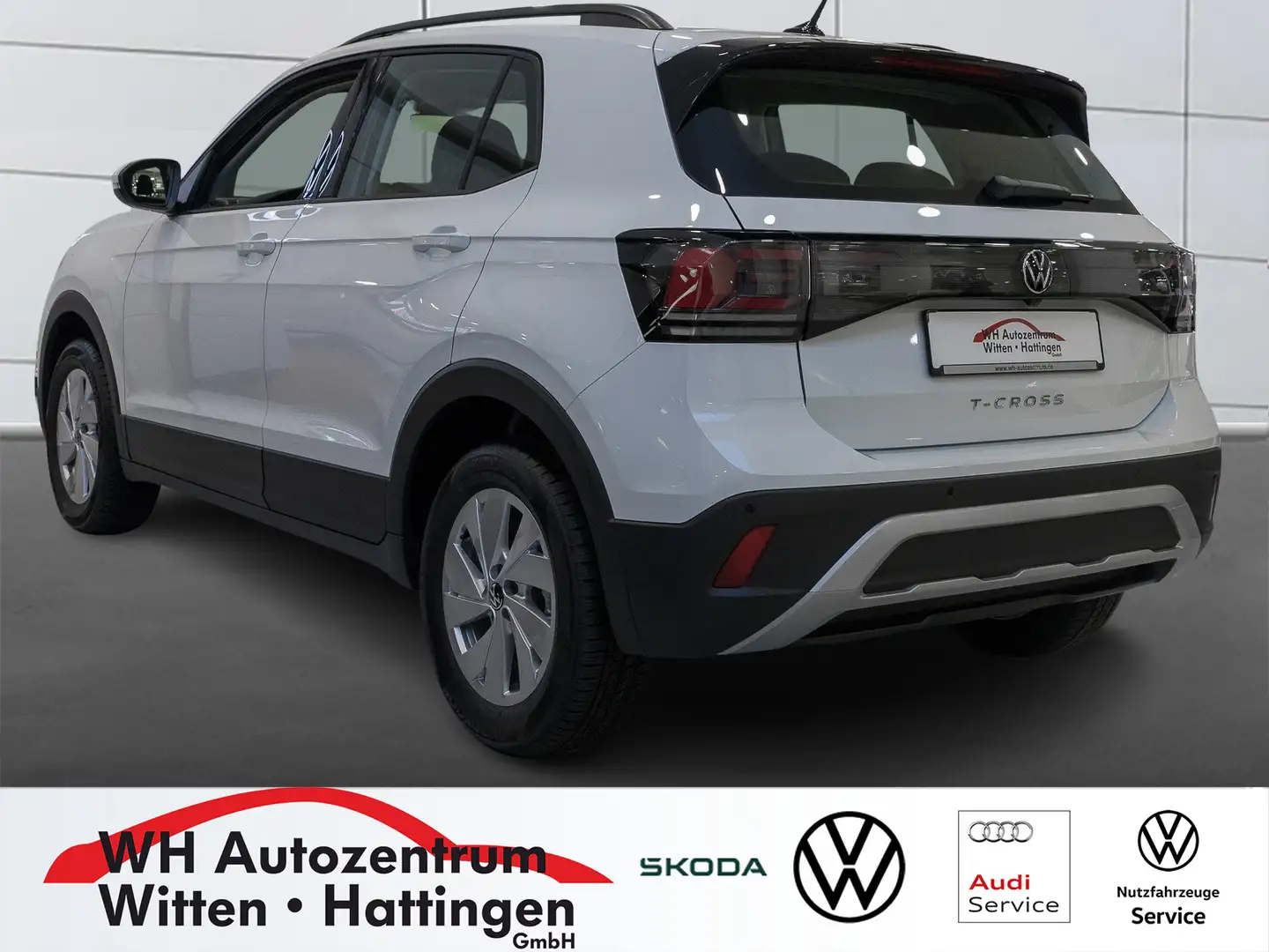 Volkswagen T-Cross 1.0 l TSI OPF DSG Life GJ-REIFEN REARVIEW LED S... Blanc - 2