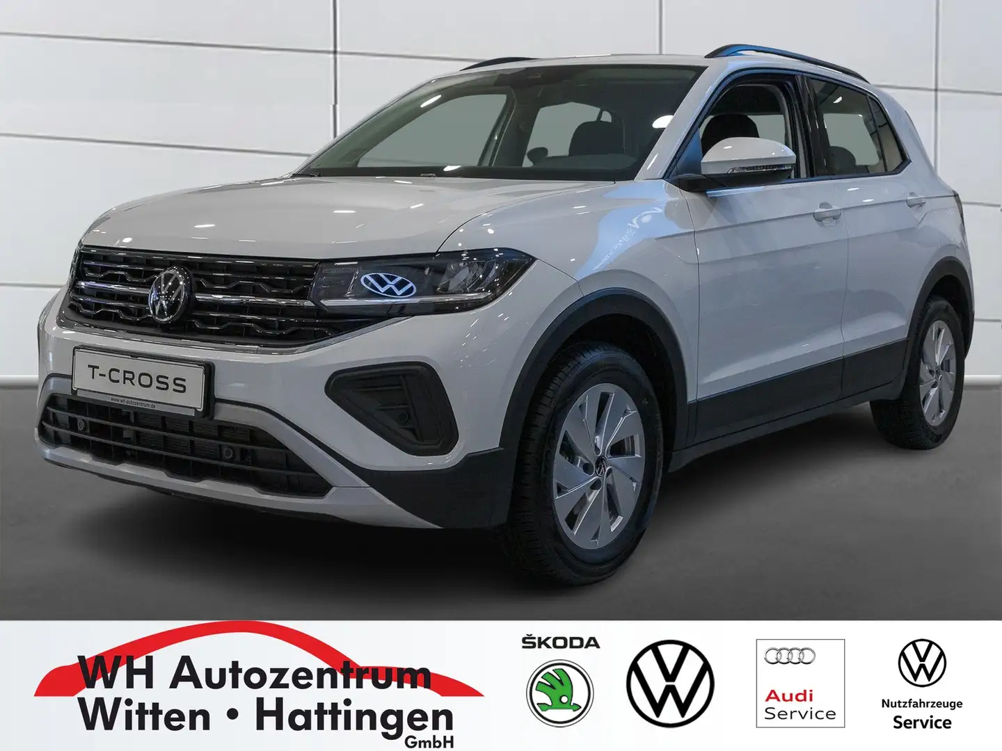 Volkswagen T-Cross 1.0 l TSI OPF DSG Life GJ-REIFEN REARVIEW LED S... Blanc - 1