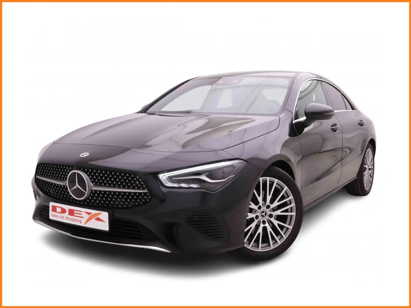 Mercedes-Benz CLA180 7G-DCT Coupé Luxury Line + MBUX GPS + Camer Zwart - 1