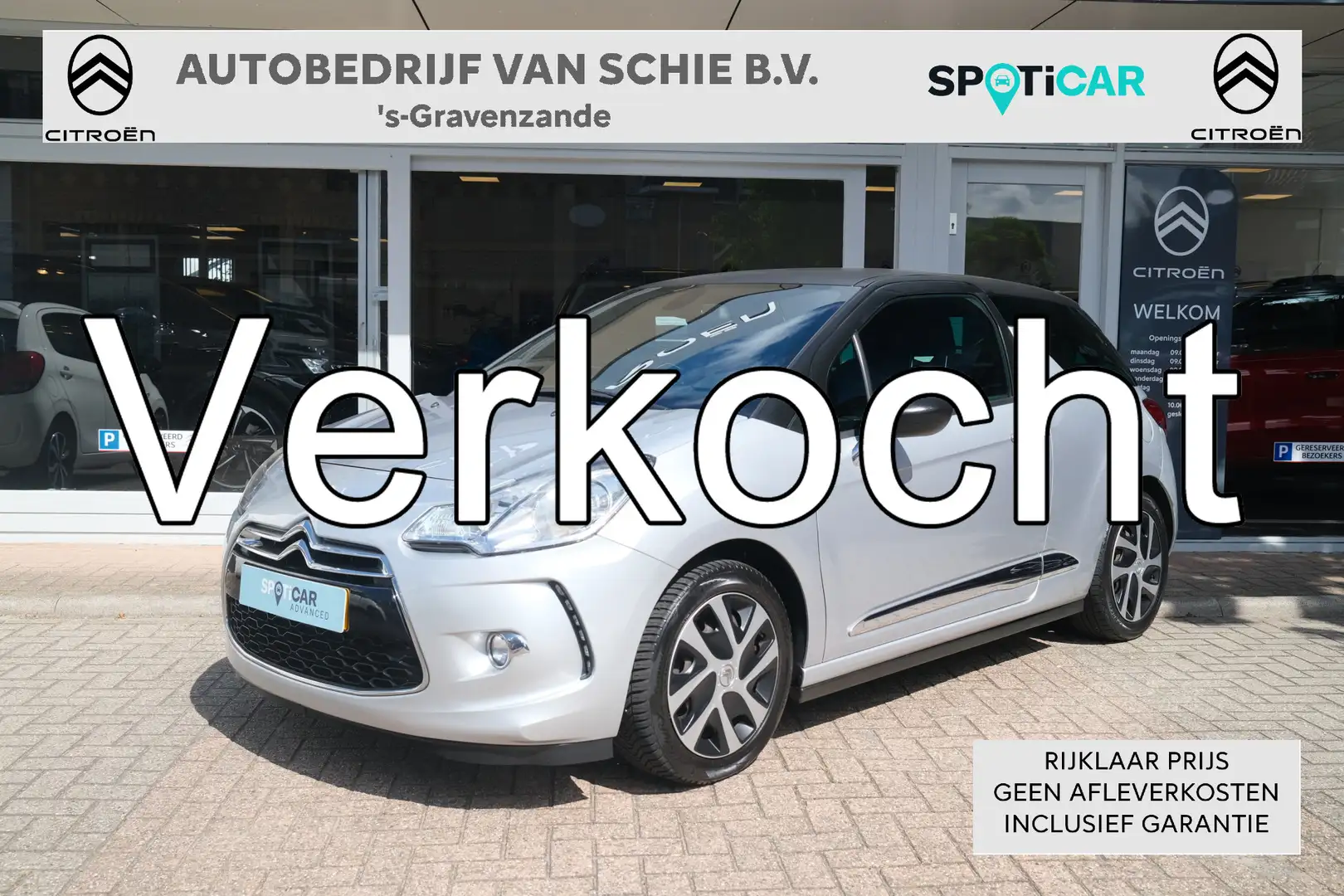 Citroen DS3 VTi 82 Chic Navi | Parkeersensoren | HiFi | Pack P Gris - 1