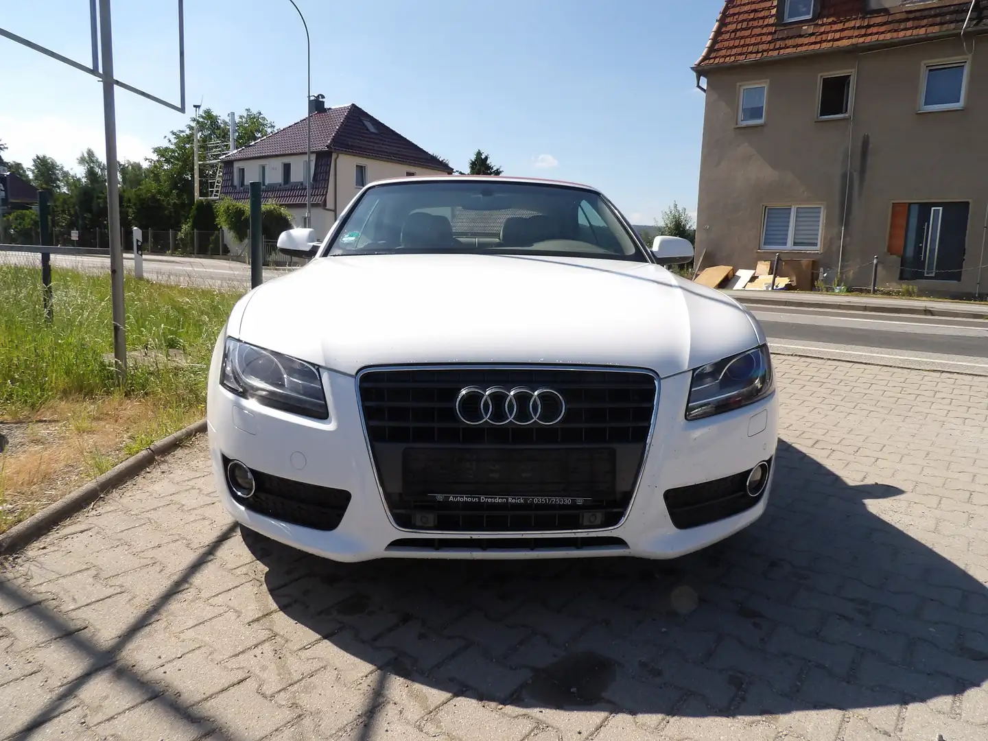 Audi A5 2.0 TFSI Cabrio Kilma Sitzh. Leder Alu.  HU AU Neu Weiß - 2