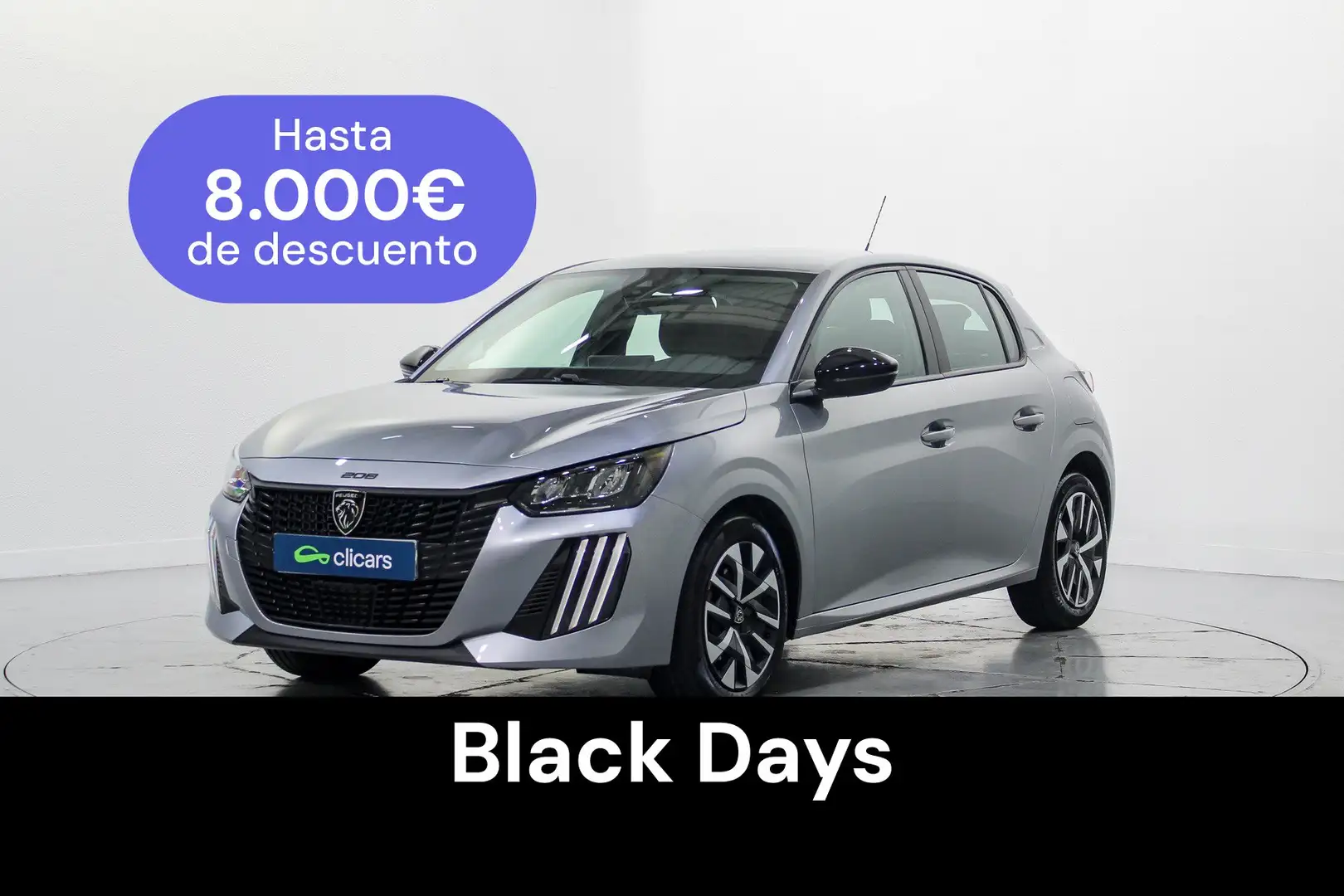 Peugeot 208 1.2 Puretech S&S Active 100 Argent - 1