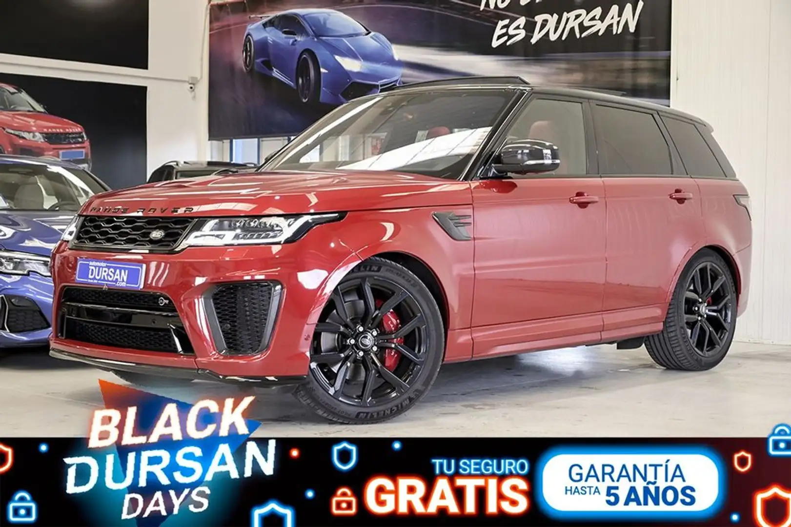 Land Rover Range Rover Sport 5.0 V8 SC SVR Carbon Edition Aut. Rojo - 1