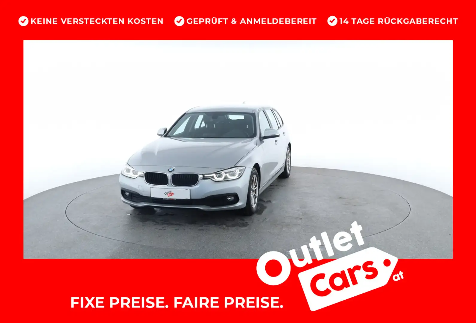 BMW 320 BMW 320d Touring EfficientDynamics Silver - 1