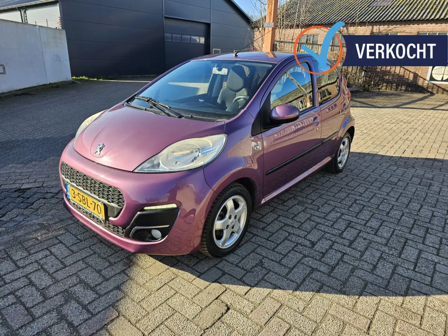 Peugeot 107 1.0 Active,Apk,Airco,Nap Violett - 1