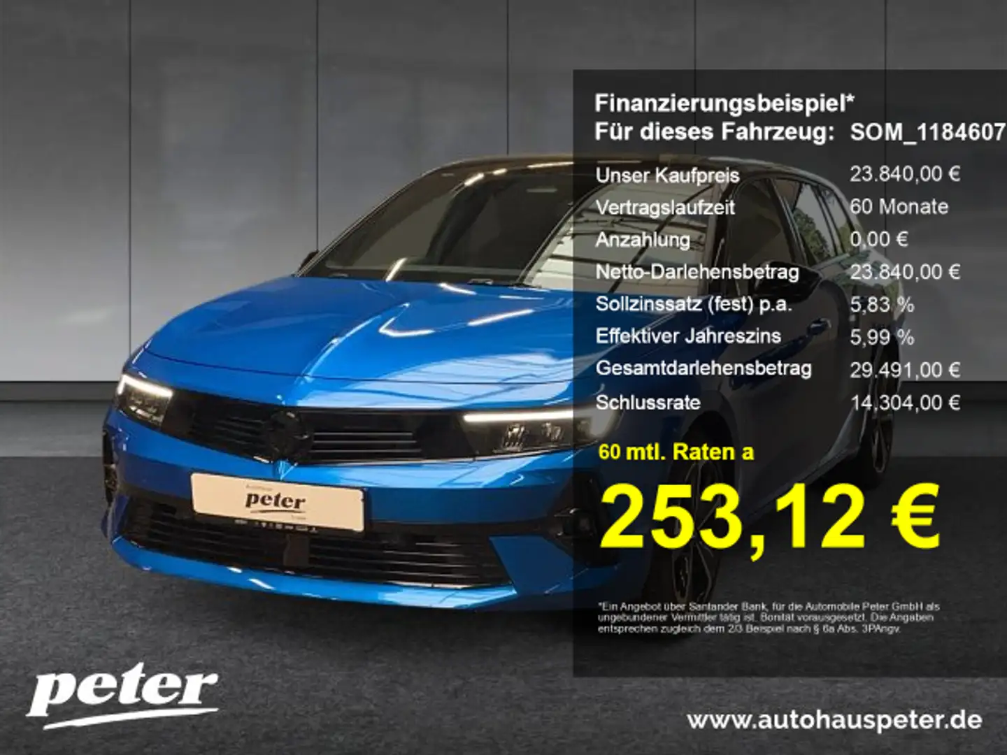 Opel Astra Astra L ST 1.2 Turbo GS Line Klimaautomatik Sitzheizung Bleu - 1