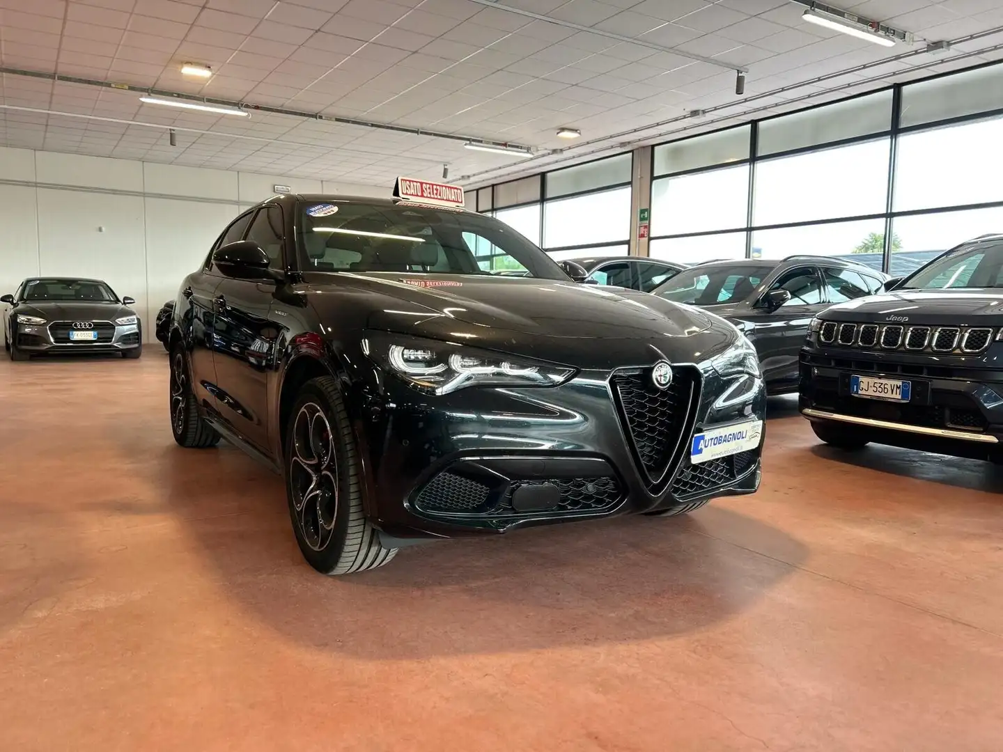Alfa Romeo Stelvio VELOCE 2.2 Turbodiesel 210 CV AT8 Q4 SPOTICAR Nero - 2