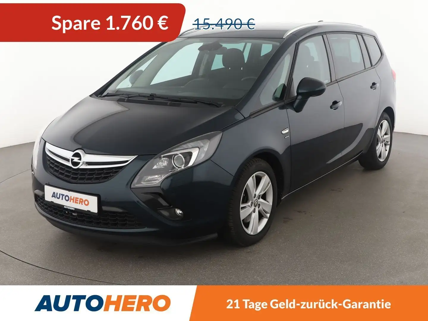 Opel Zafira Tourer 2.0 CDTI Drive Aut. *BI-XENON*PDC*TEMPO* Grün - 1