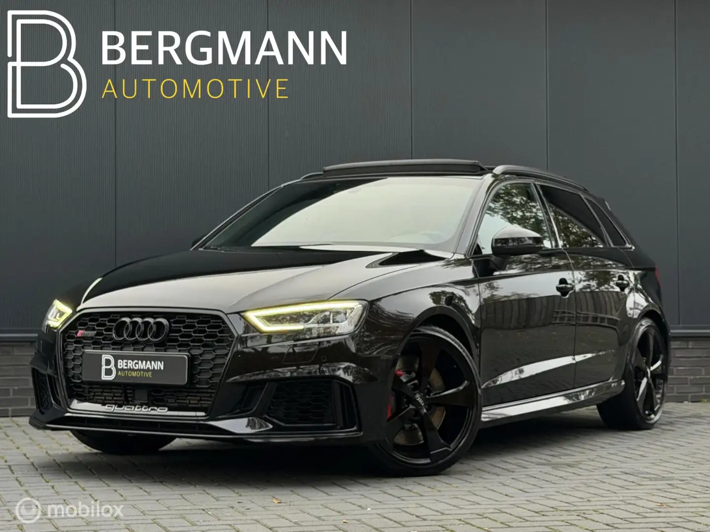 Audi RS3 2.5 TFSI RS3 quattro|full black|pano|carbon|B&O|ma Zwart - 1
