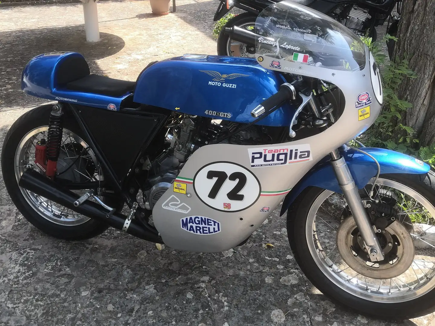 Moto Guzzi GTS Gts400 Azul - 2