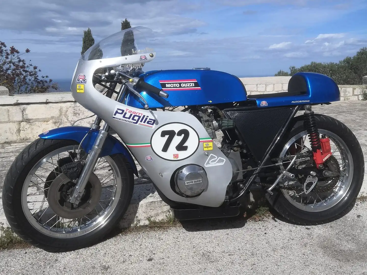 Moto Guzzi GTS Gts400 Azul - 1
