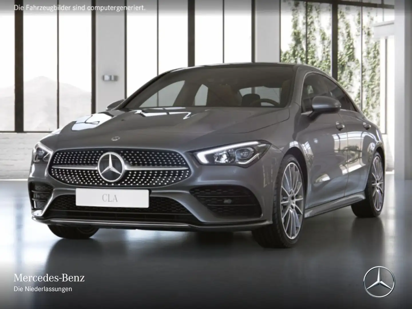 Mercedes-Benz CLA 220 AMG+PANO+AHK+LED+KAMERA+19"+7G Gris - 2