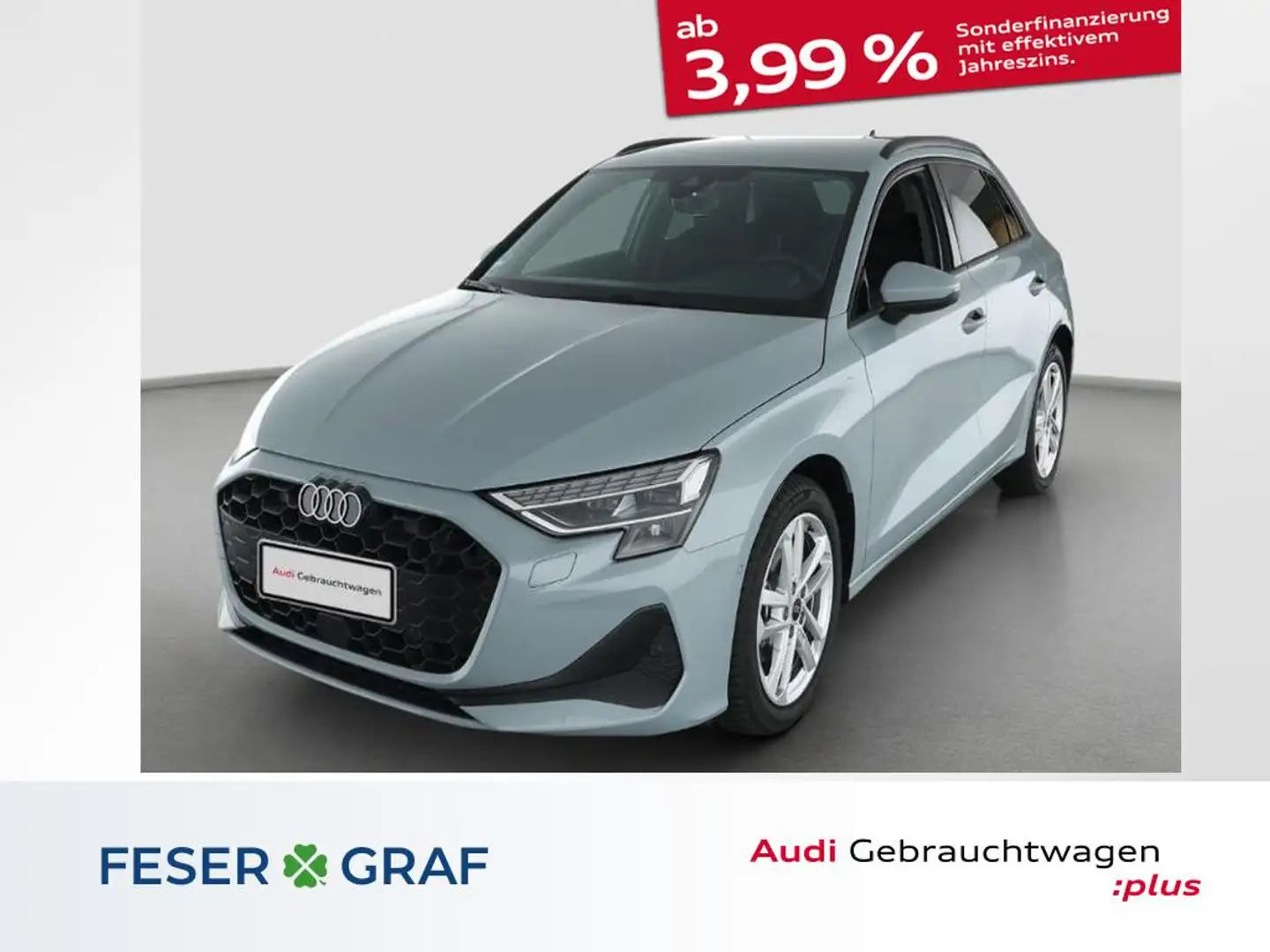 Audi A3 SB 30TFSI LED/Kamera/AHK/Navi+/ACC/Parken Grau - 1
